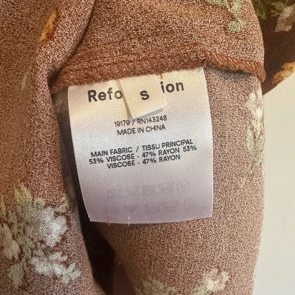 Reformation slip dress size small brown - Picture 3 of 3